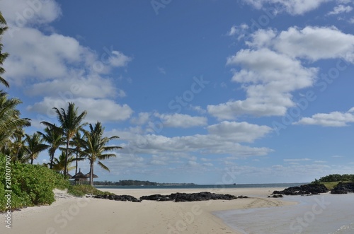 East coast  beach in Mauritius