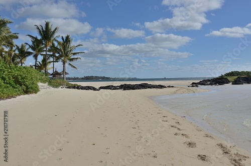 East coast  beach in Mauritius