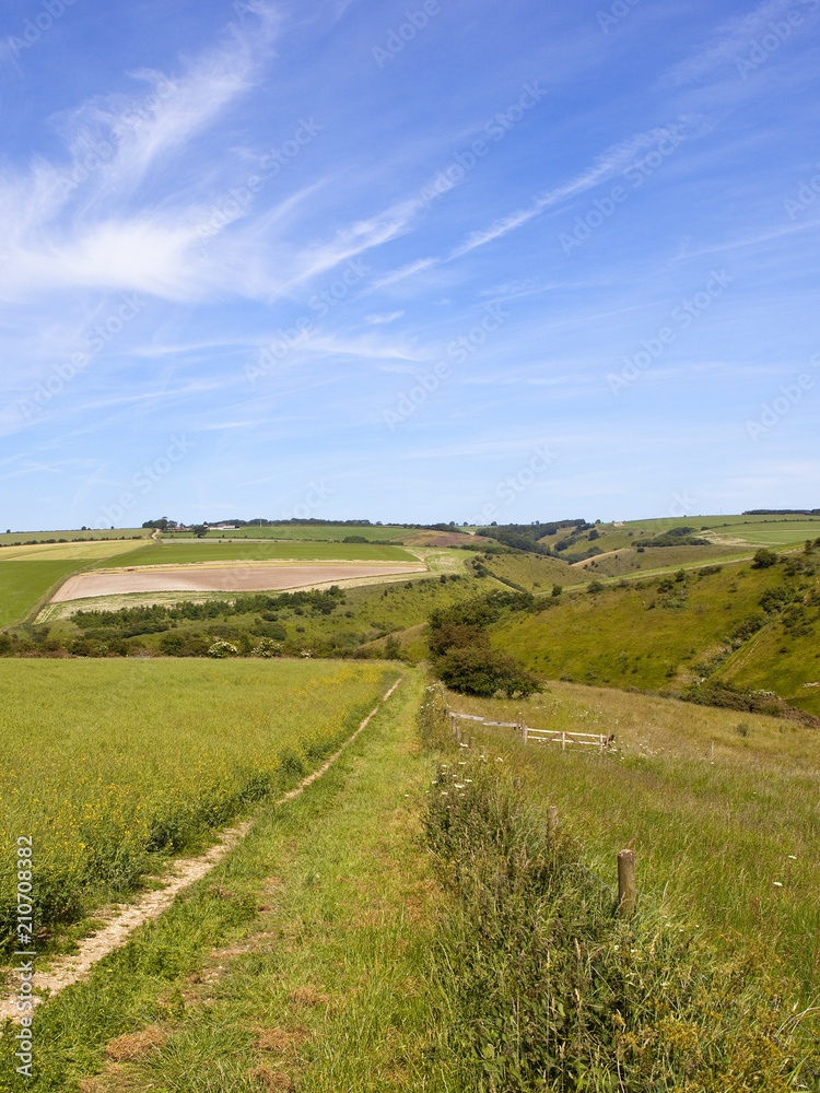 Wolds country walking