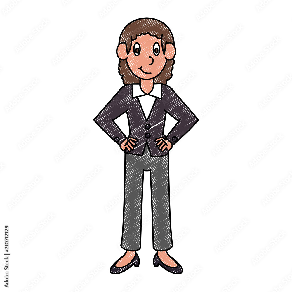 Business executive woman vector illustration graphic design Business executive woman vector illustration graphic design