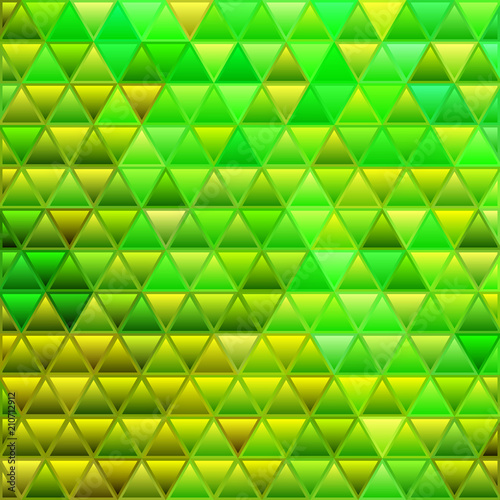 abstract vector stained-glass triangle mosaic background