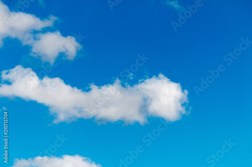 Clouds in front of blue sky