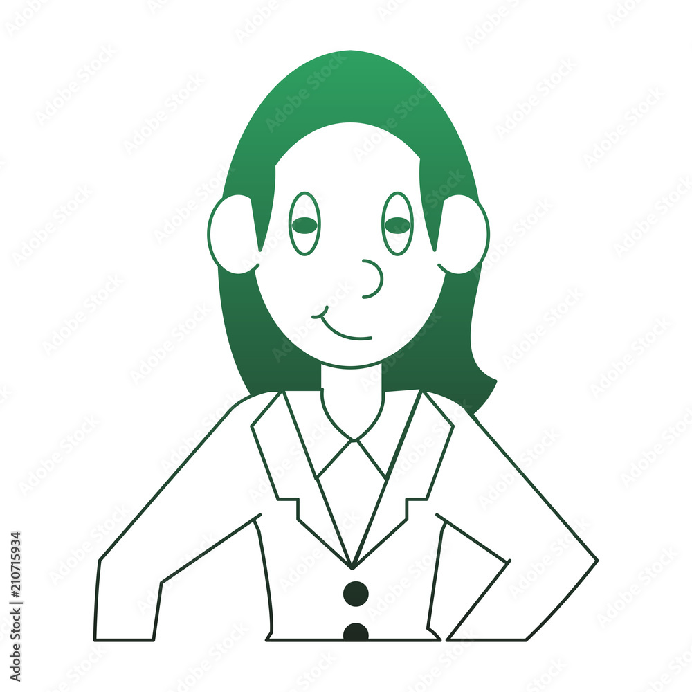 Business executive woman vector illustration graphic design
