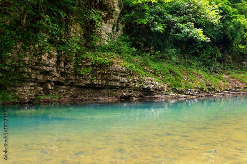 Martvili canyon in Georgia