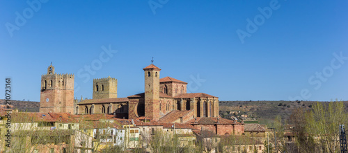 Panorama of the cathedral of Siguenza, Spain photo