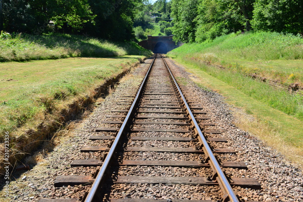 An empty railway line in West Sussex
An empty railway line in West Sussex