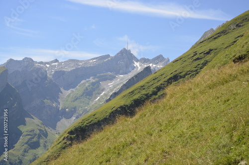 Switzerland Mountains in Spring Appenzell