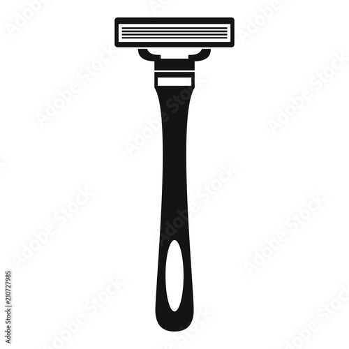 Man razor icon. Simple illustration of man razor vector icon for web design isolated on white background