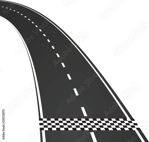 Finish line. vector illustration