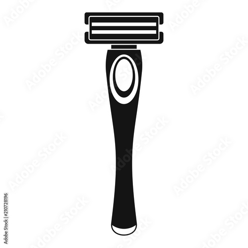 Woman razor icon. Simple illustration of woman razor vector icon for web design isolated on white background