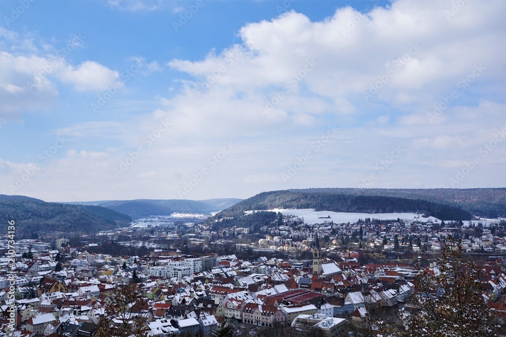 ruine Honburg auf dem Berg Honberg in Tuttlingen