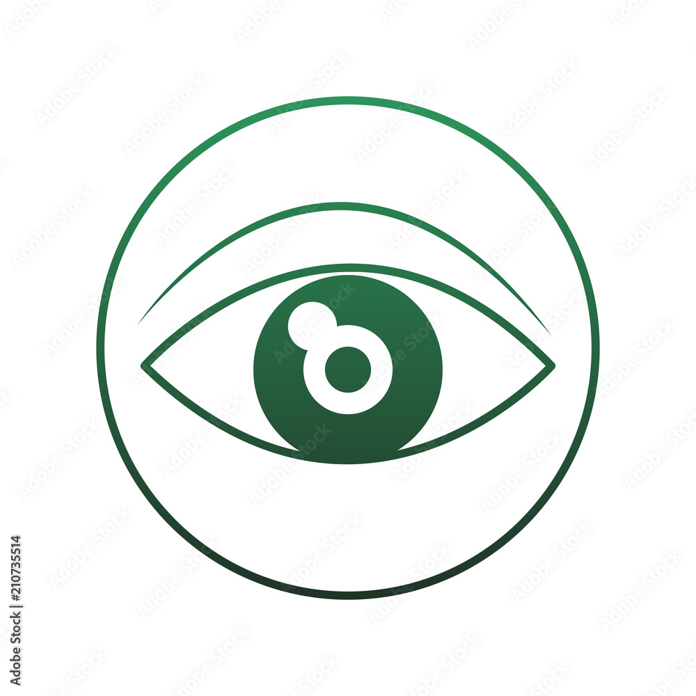 Human eye isolated vector illustration graphic design Human eye isolated vector illustration graphic design