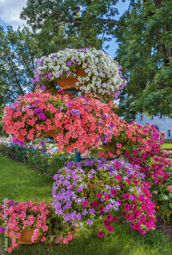 Wallpaper Mural Flowerbed in Tolga Monastery, Yaroslavl, Russia Torontodigital.ca