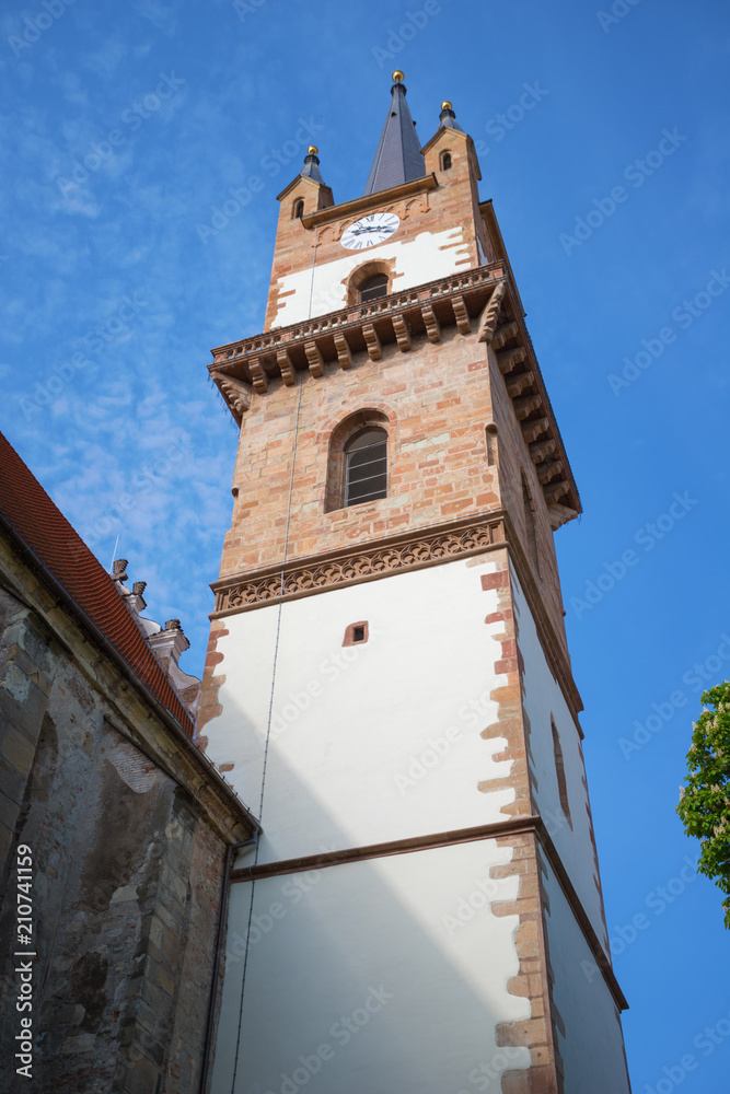 Evangelical church tower in Bistrita