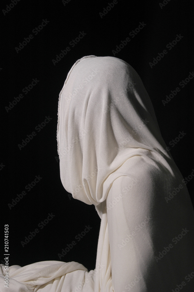 Portrait of Lazarus rising from dead, miracle of Jesus, from the tomb ...