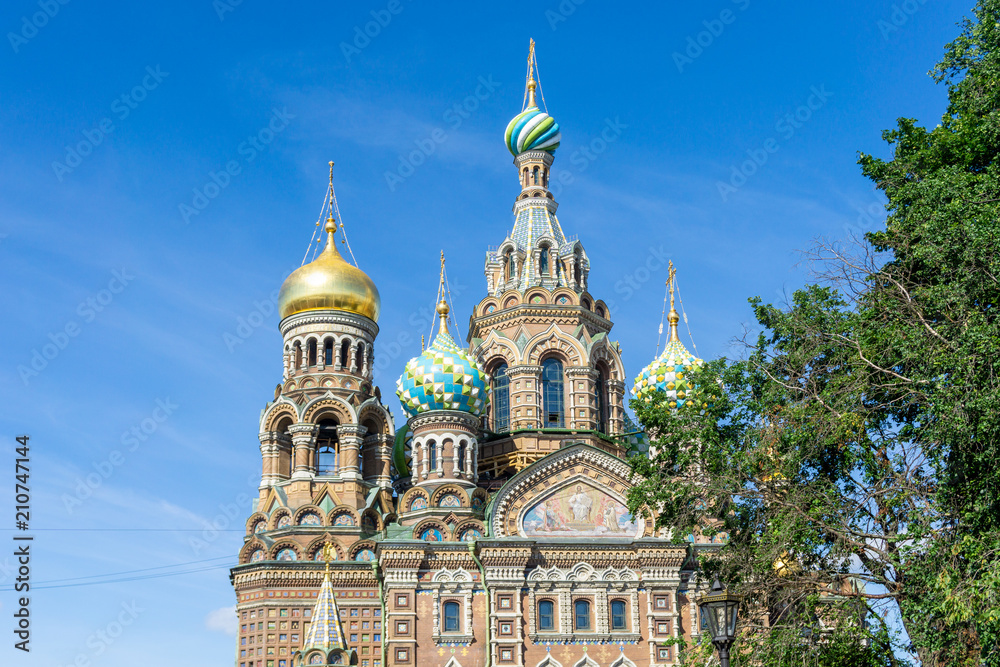 Church of the Savior on Spilled Blood in Saint Petersburg, russia