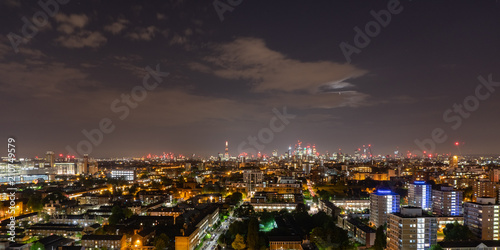 City of London at night