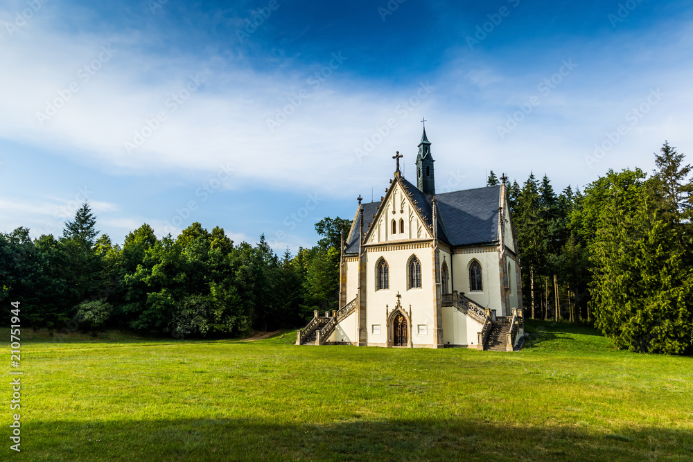 Naklejka premium Schwarzenberg tomb near castle Orlik - Czech republic