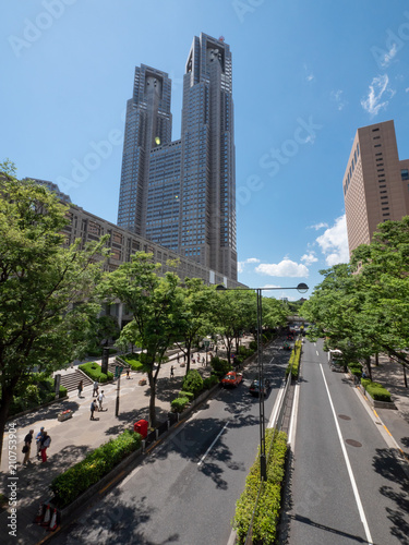 Cityscape in Shinjuku  Tokyo