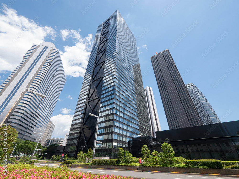 Skyscraper group in Shinjuku, Tokyo