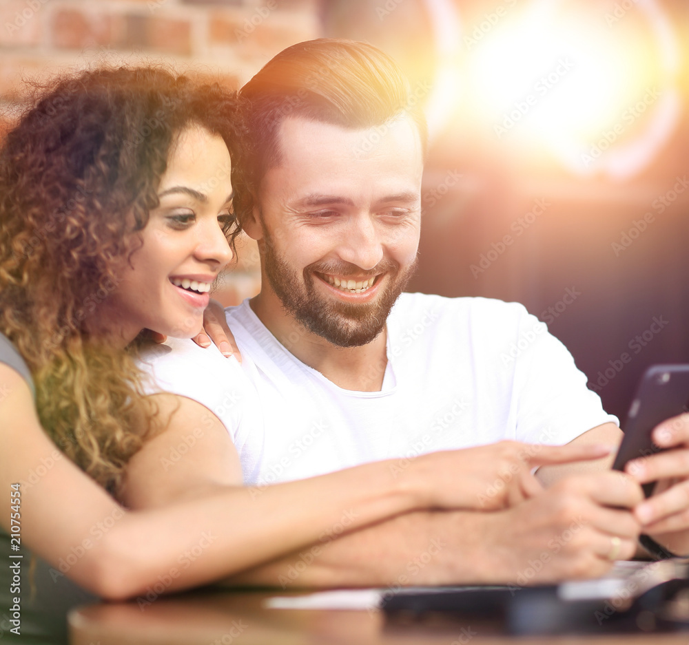 Beautiful couple having coffee on a date,having fun together. Beautiful couple having coffee on a date,having fun together.
