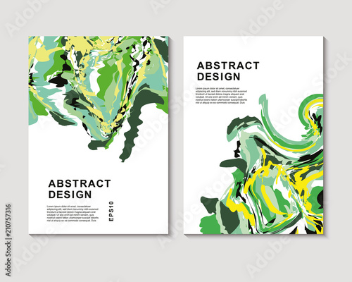 The abstract colorful background