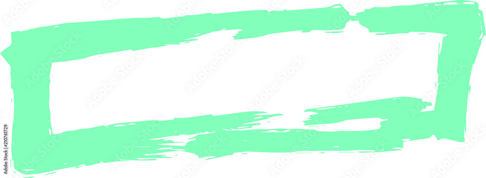 Colorful Hand-drawn rectangular frame Colorful Hand-drawn rectangular frame