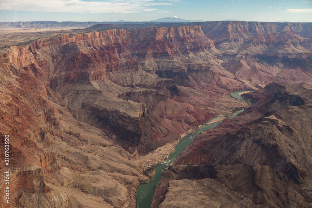 Aerial View of Grand Canyon National Park and Colorado River Aerial View of Grand Canyon National Park and Colorado River