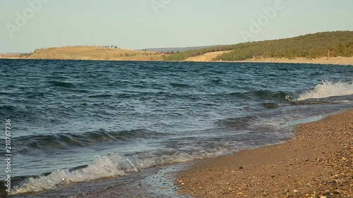 Wallpaper Mural Summer. Lake Baikal. Olkhon Island. Surf wave Torontodigital.ca