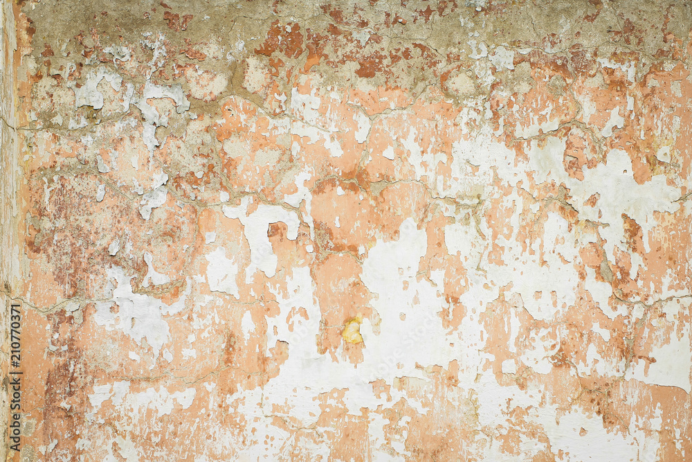 Background old cracked walls of the building - space for text or image Background old cracked walls of the building - space for text or image
