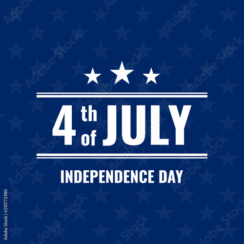 4th of July, Independence Day, vector illustration