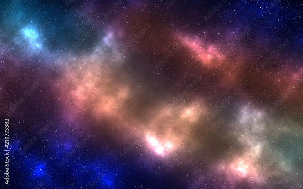 OuterspaceGalaxy in outer space neubula colorful clouds
