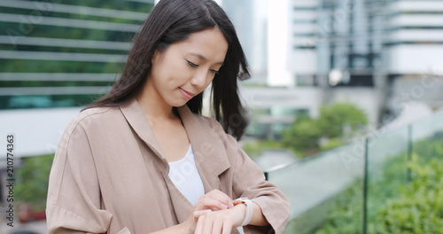 Photography Woman use of cellphone at outdoor