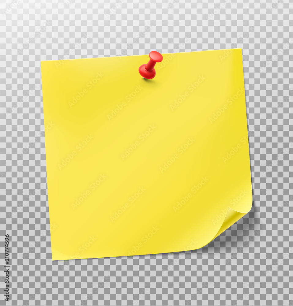 Yellow stick paper notes on transparent background. Vector illustration. Can be use for your design, presentation, promo, adv. EPS10. Yellow stick paper notes on transparent background. Vector illustration. Can be use for your design, presentation, promo, adv. EPS10.