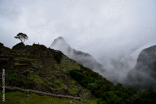 beautiful Peruvian site of Machu Picchu