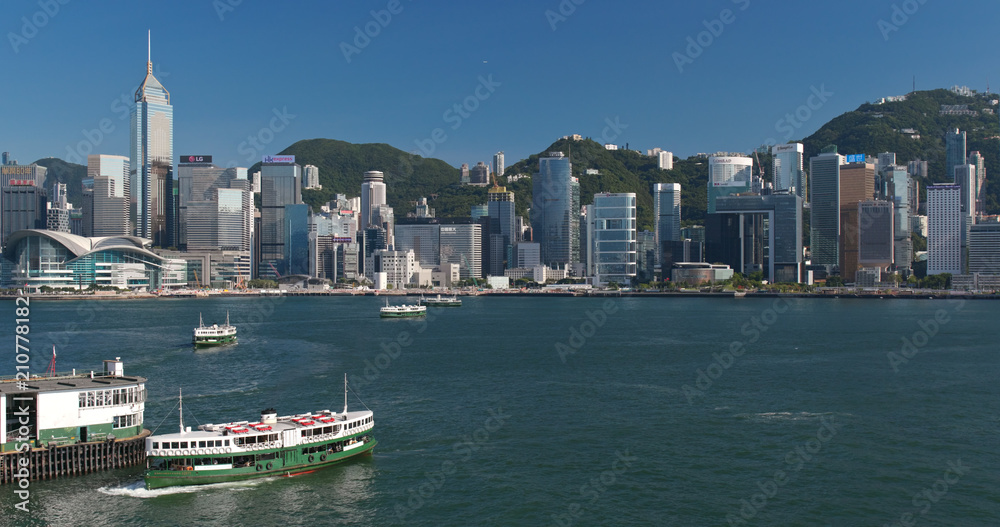 Obraz premium Hong Kong urban city