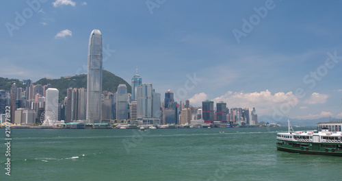 Hong Kong city skyline