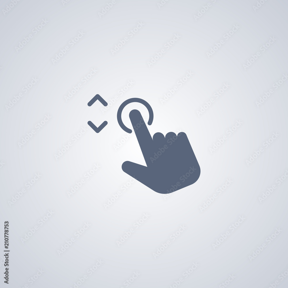 Obraz premium Touch pressing icon