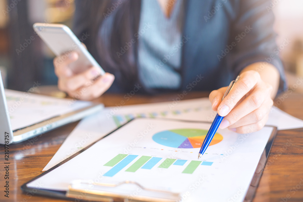 Businessman working on analysis charts and graphs showing results.Business analysis and strategy. Businessman working on analysis charts and graphs showing results.Business analysis and strategy.