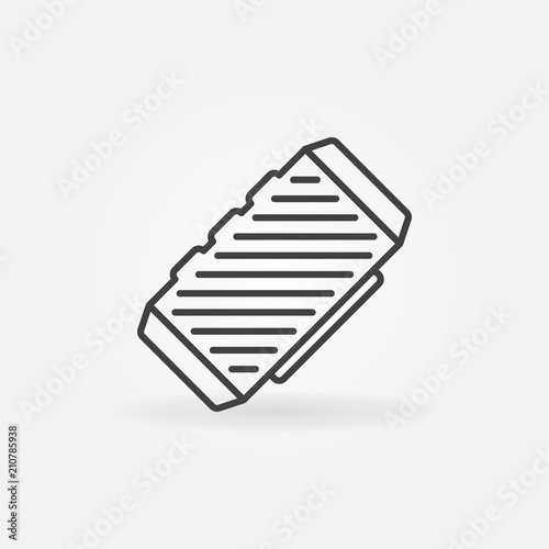 Bluetooth Speaker vector concept outline icon