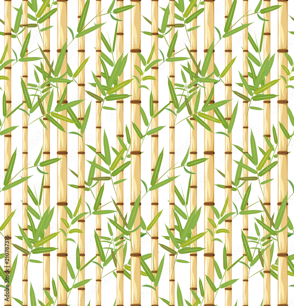 Bamboo branches design Bamboo branches design