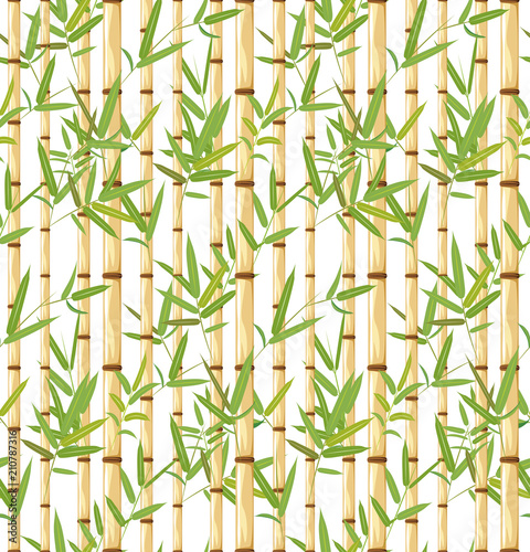 Fototapeta Naklejka Na Ścianę i Meble -  Bamboo branches design