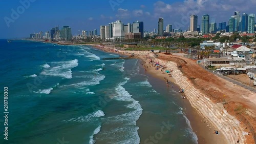 Tel Aviv shore view photo