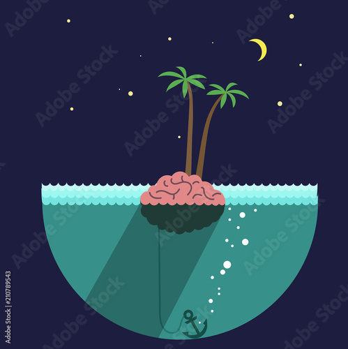 brain-island night