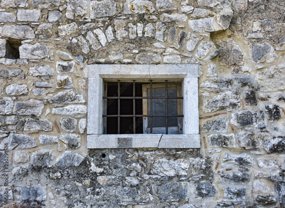 old prison window