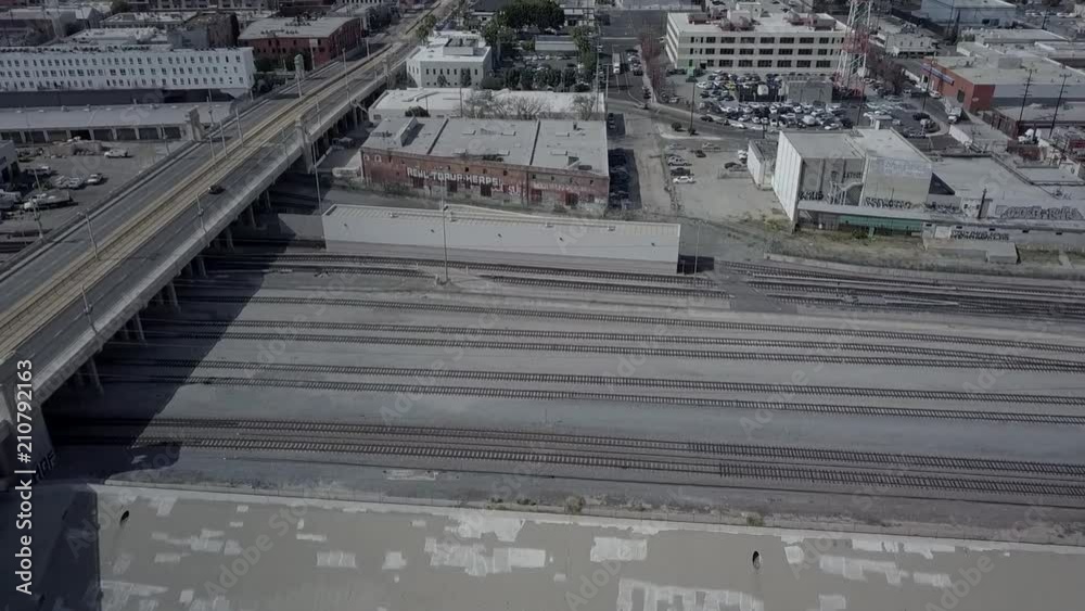 A reveal shot of the Los Angeles, California Skyline taken by a drone. A reveal shot of the Los Angeles, California Skyline taken by a drone.