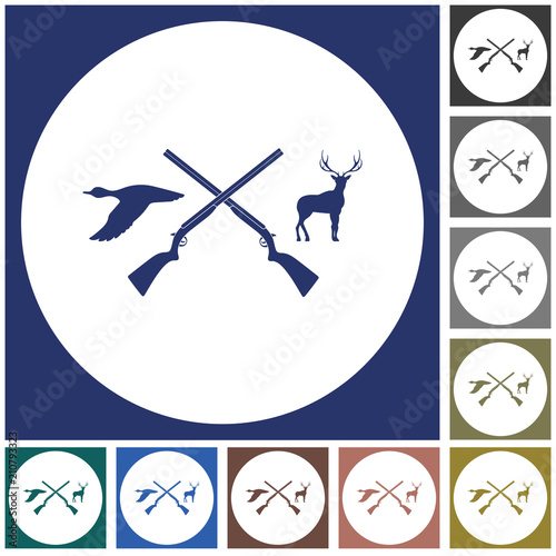 Hunting club logo icon