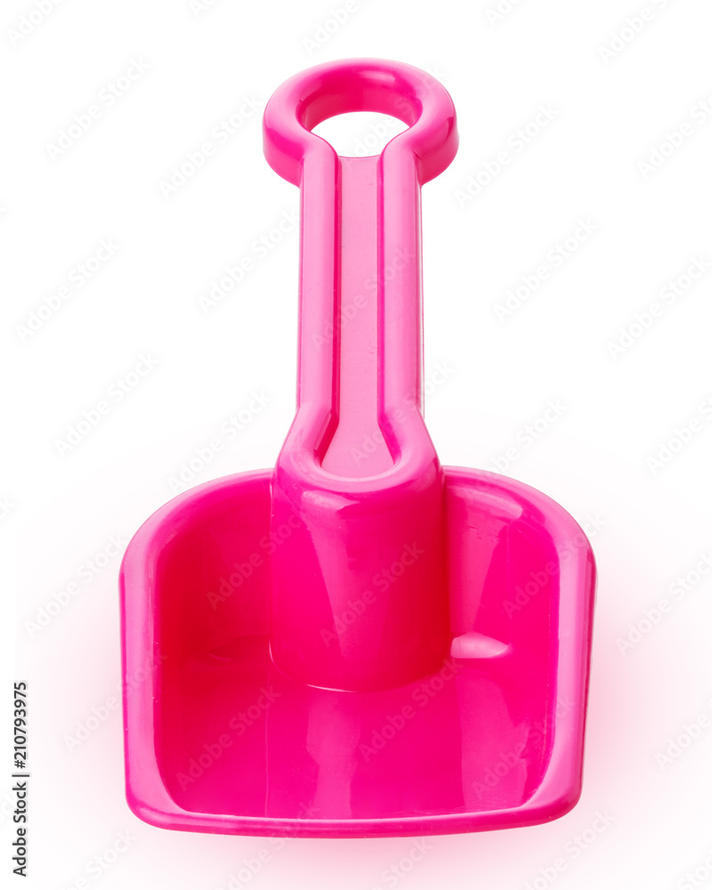 Fototapeta premium Baby pink plastic spatula