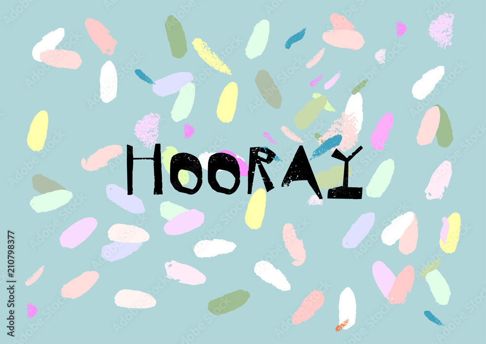 Confetti greeting card design Confetti greeting card design