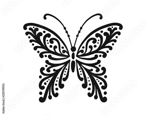 Ornate butterfly for your design © Kudryashka